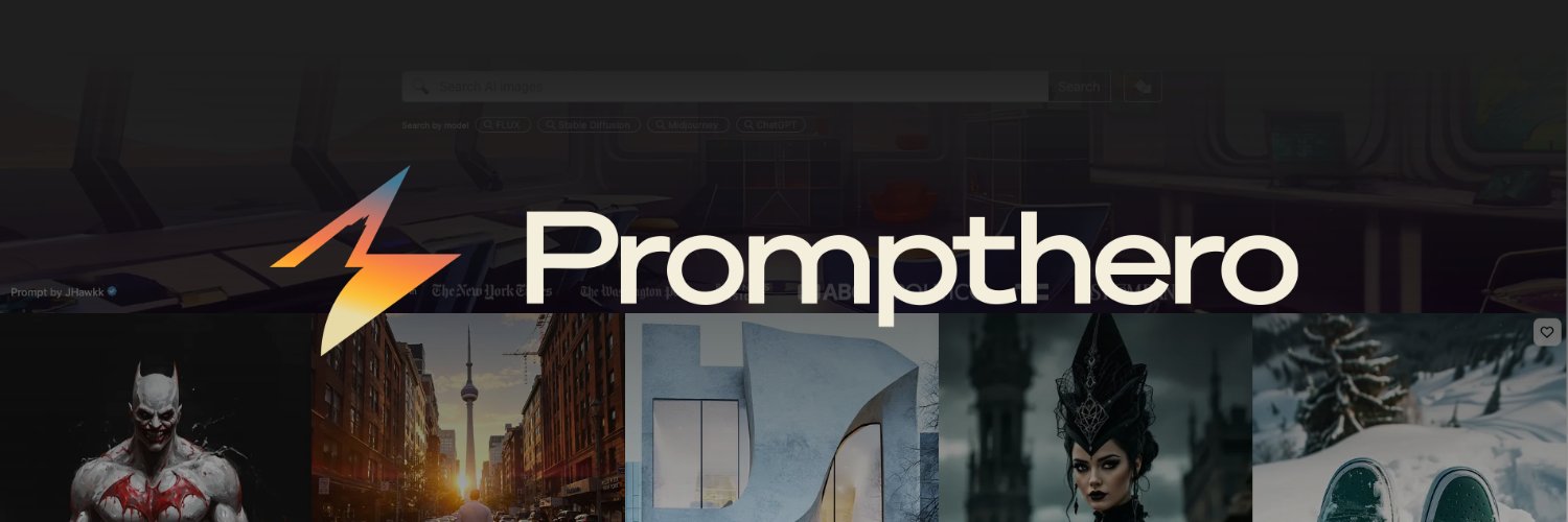 PromptHero - Create with AI's banner
