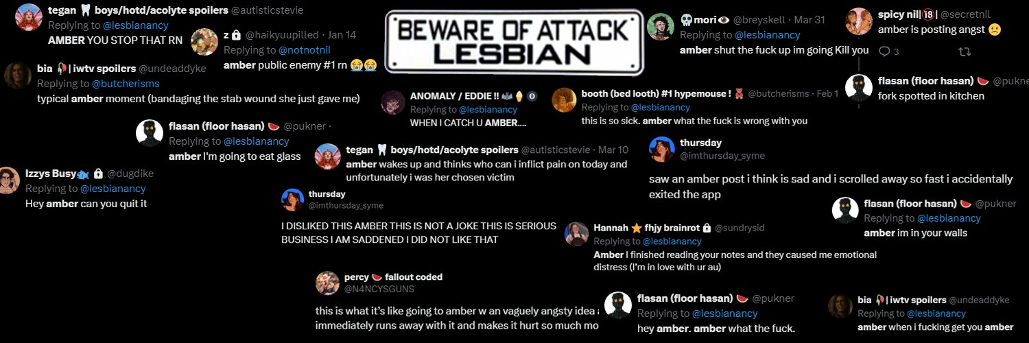 amber's banner