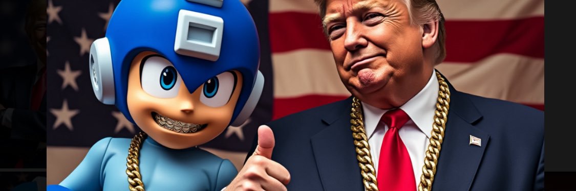 MAGA Man's banner