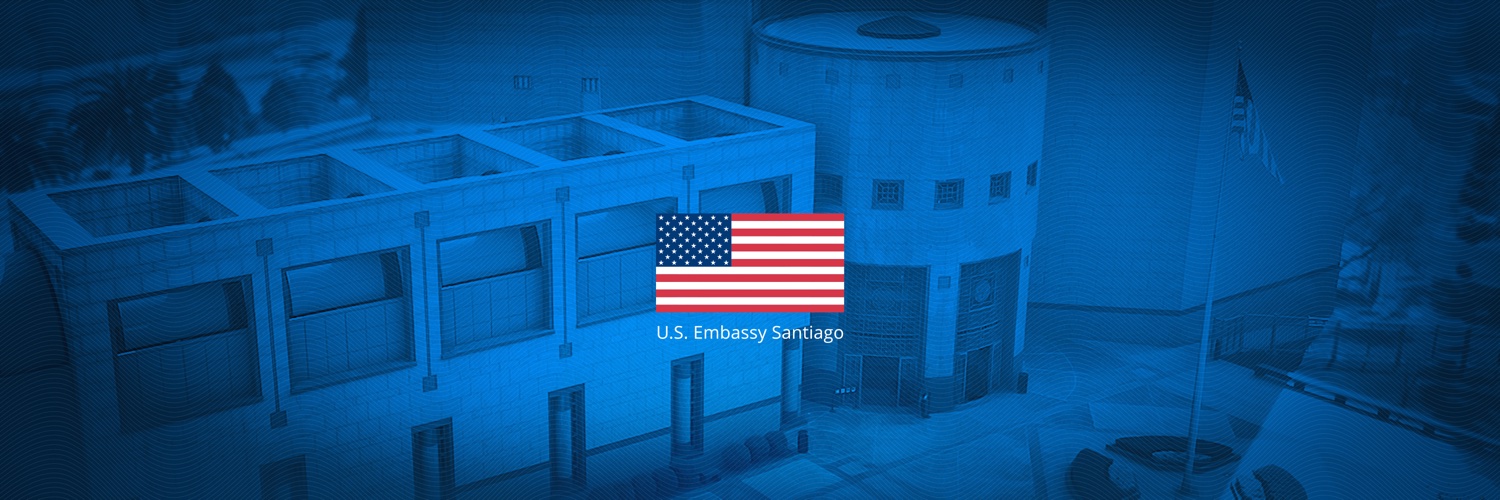 U.S. Ambassador to Chile's banner