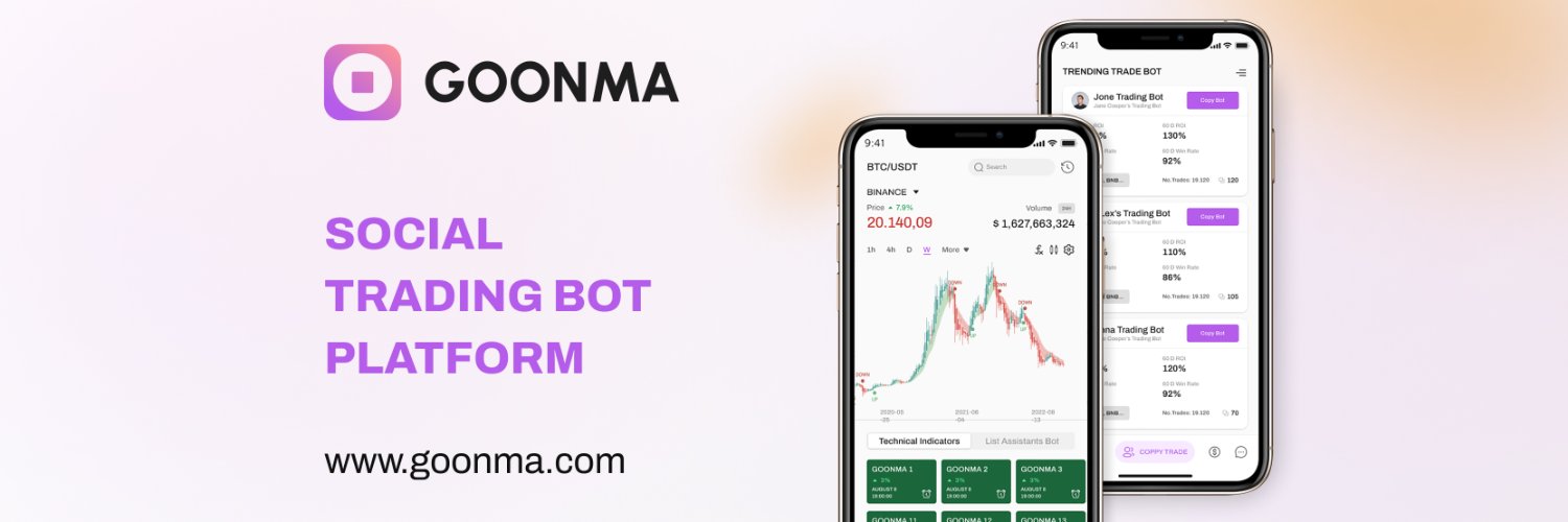 GOONMA - Social Trading Bot Platform's banner