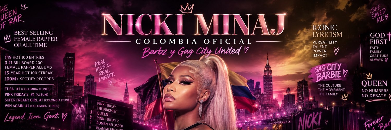 NICKI MINAJ COLOMBIA🇨🇴's banner