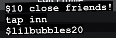 Bubbles's banner