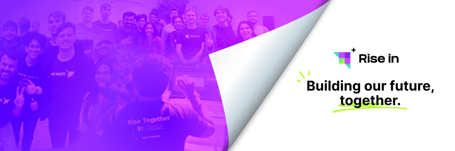 ✨ Rise In - Biggest web3 dev community's banner