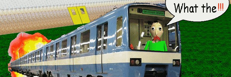 Professor Baldi's banner