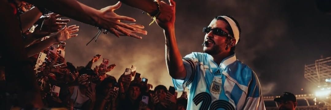 Bad Bunny Argentina's banner