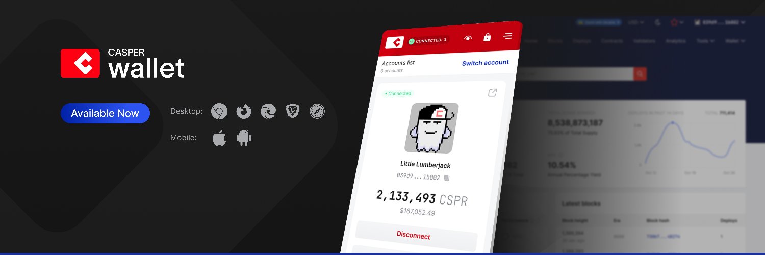 Casper Wallet's banner