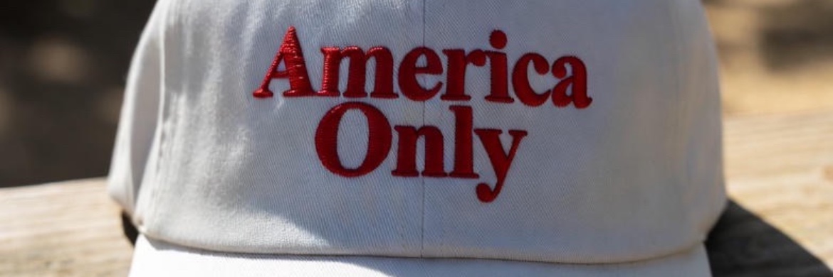 White American's banner
