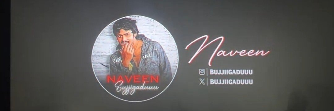బుజ్జిగాడు⚡'s banner