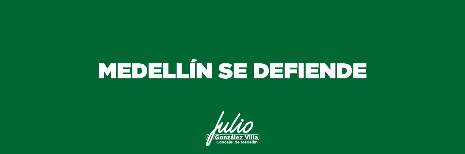 Julio Enrique González Villa's banner
