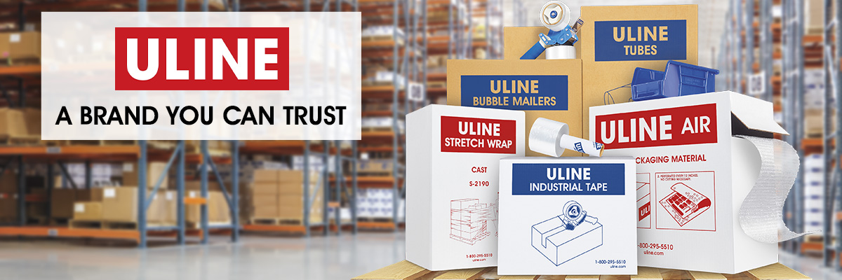Uline's banner