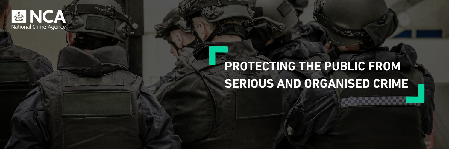 National Crime Agency (NCA)'s banner
