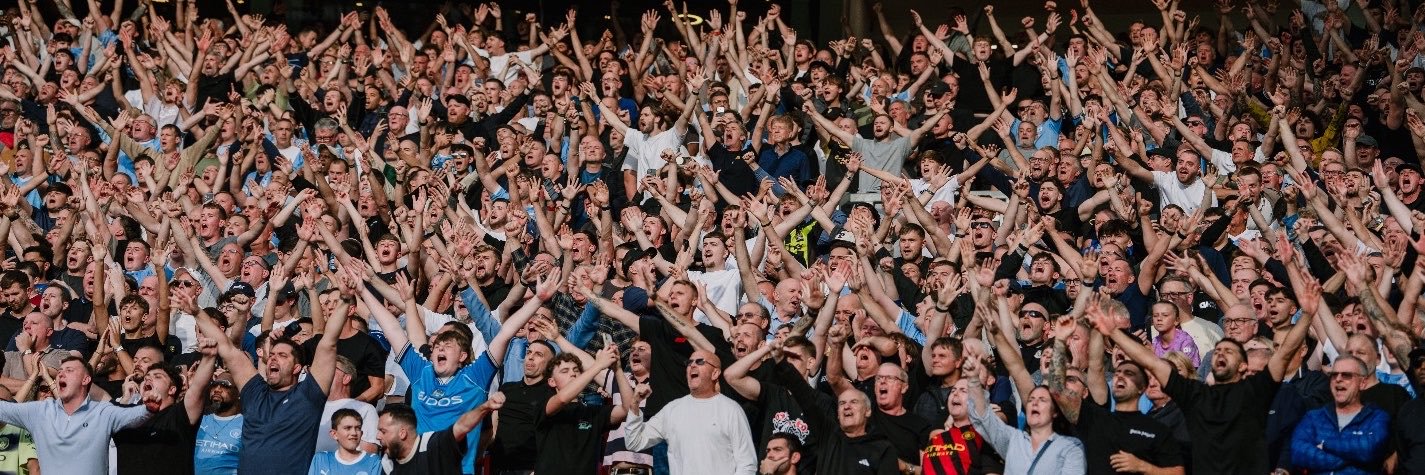 Manchester City's banner