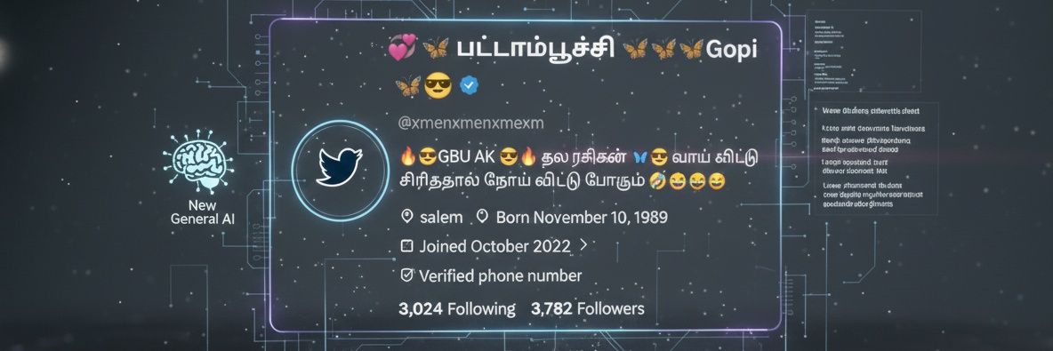 💞 🦋 பட்டாம்பூச்சி 🦋🦋🦋Gopi 🦋😎's banner