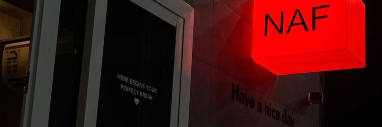 NAF's banner