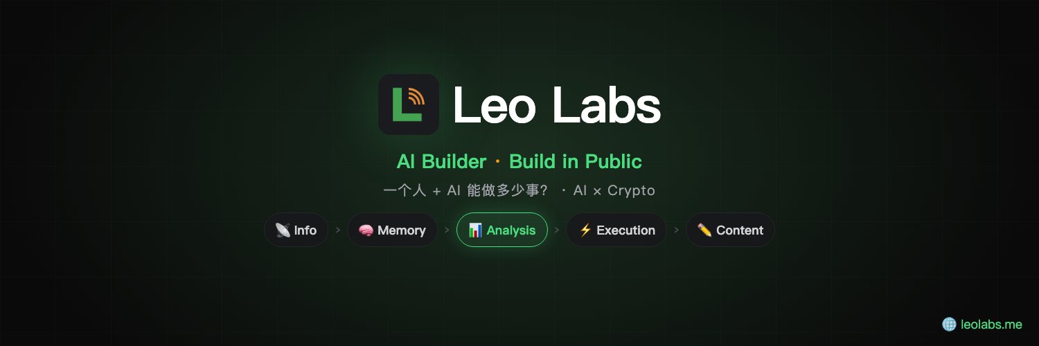 Leo｜一个人 + AI's banner