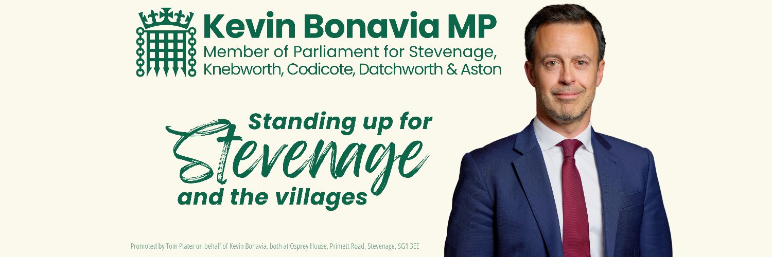 Kevin Bonavia MP's banner