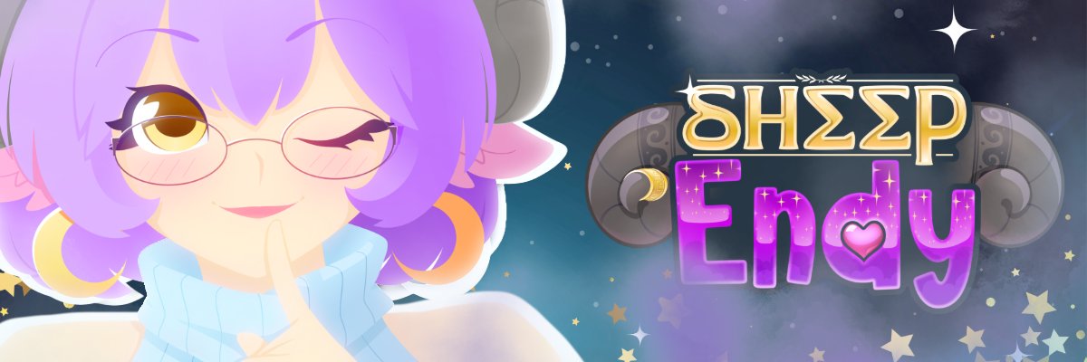 Endy ～ 💜🐑 Sheep Vtuber's banner