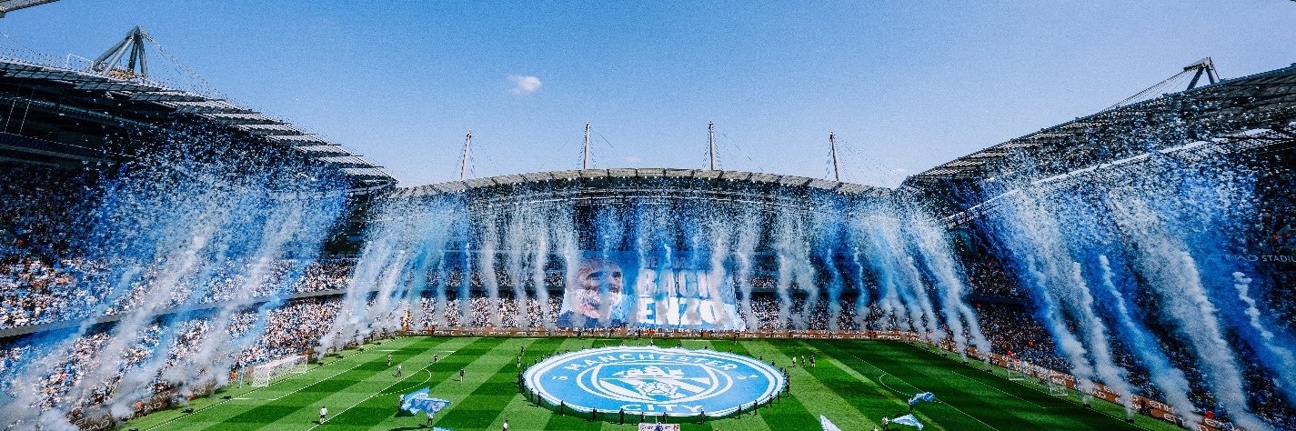 Manchester City's banner