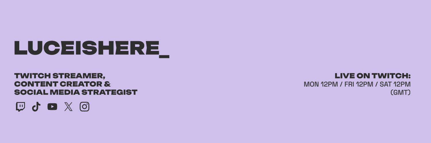 LuceIsHere_ 🔜 TwitchCon EU's banner