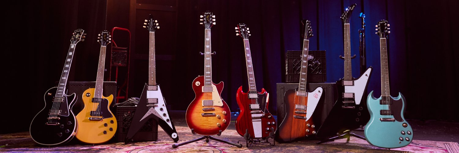 Epiphone's banner