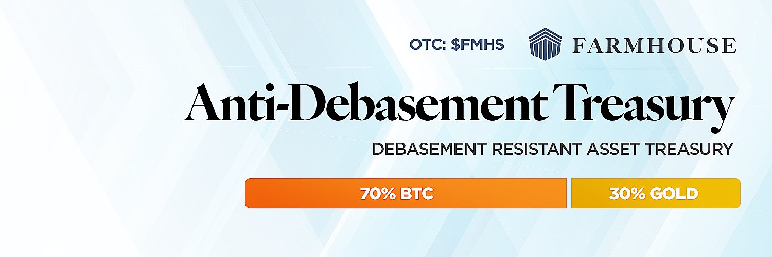 Farmhouse, Inc. $FMHS's banner