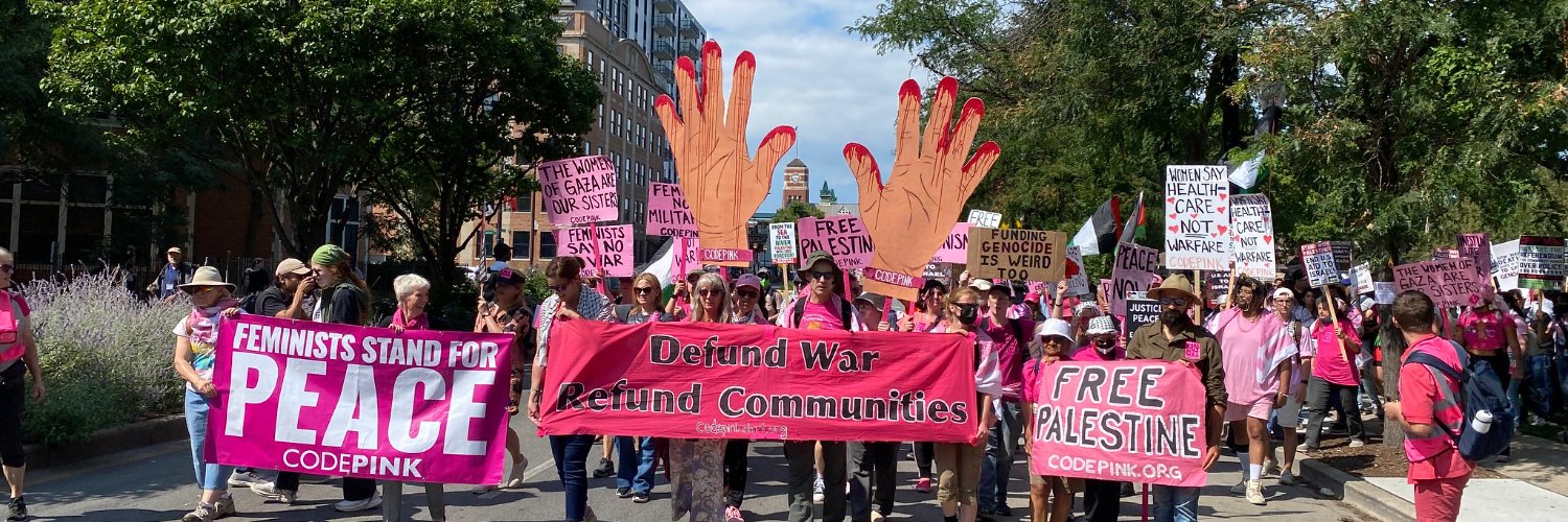 CODEPINK's banner