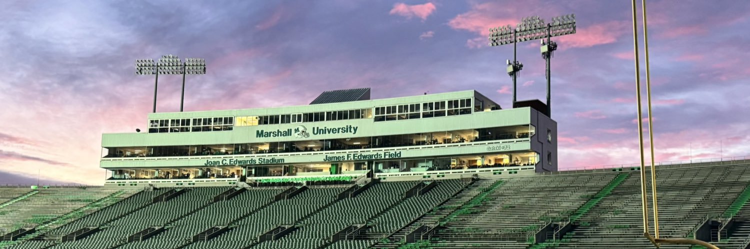 Marshall Football's banner