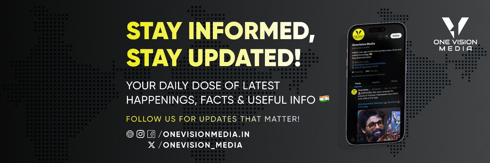 OneVision Media's banner