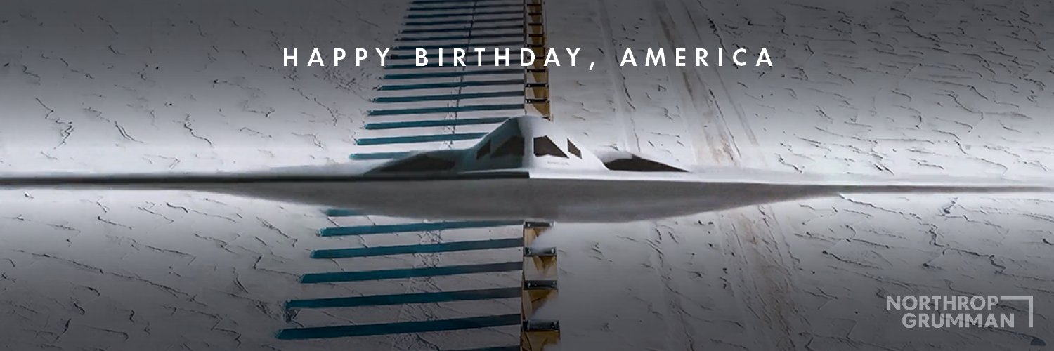 Northrop Grumman's banner