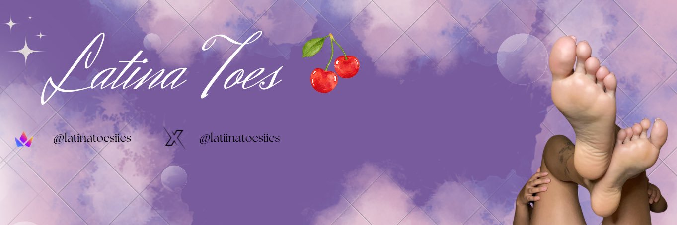 Latina toes 🍒's banner