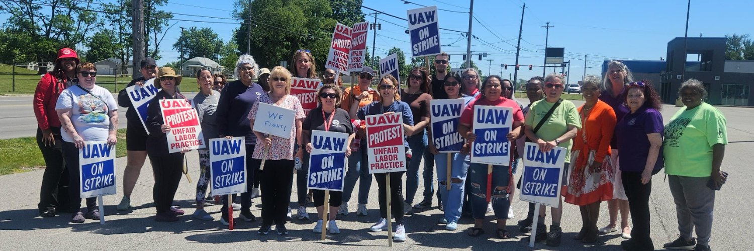 UAW's banner