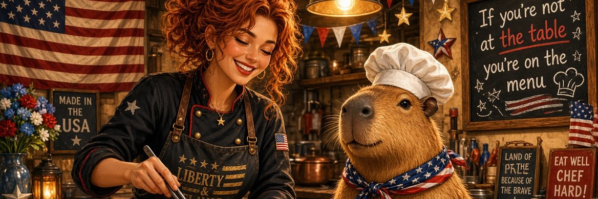 Becca is on the Menu's banner