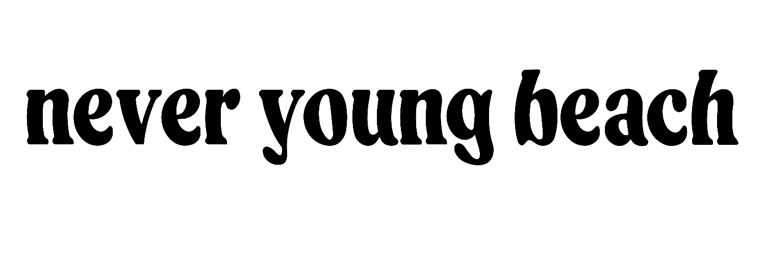 never young beach's banner
