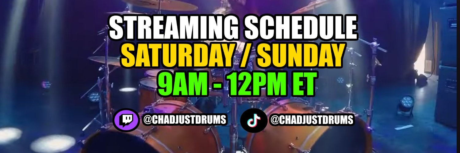 ChadJustDrums's banner