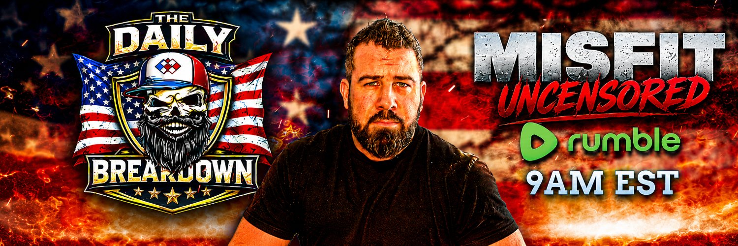 The Misfit Patriot's banner