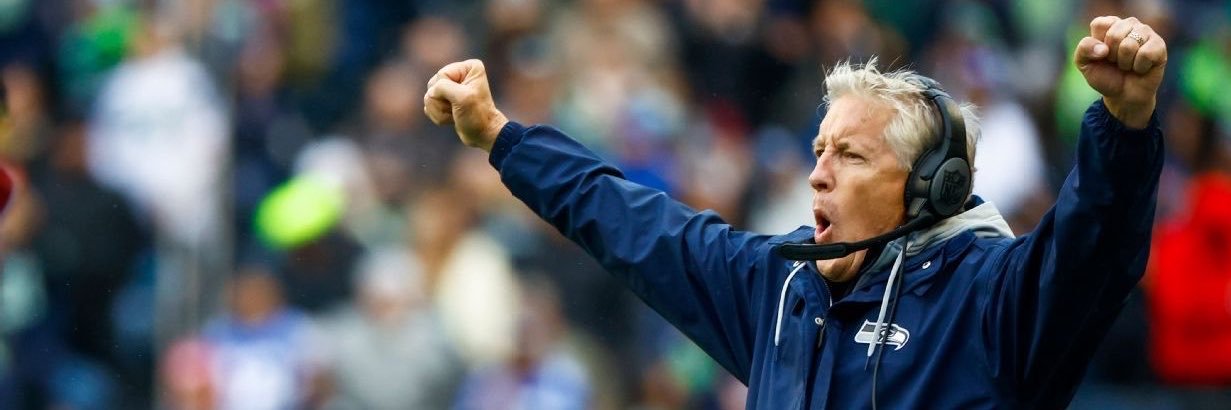 Pete Carroll's banner