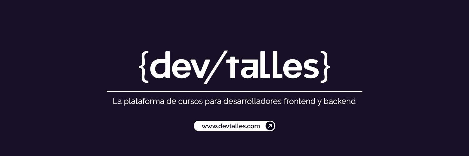 DevTalles's banner