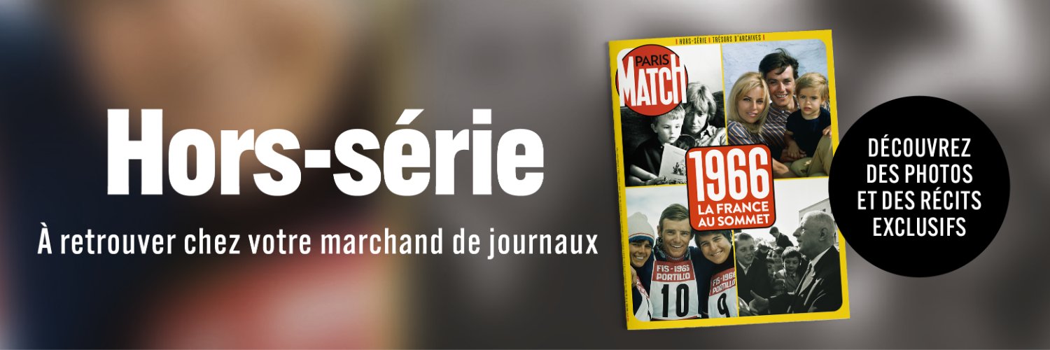 Paris Match's banner