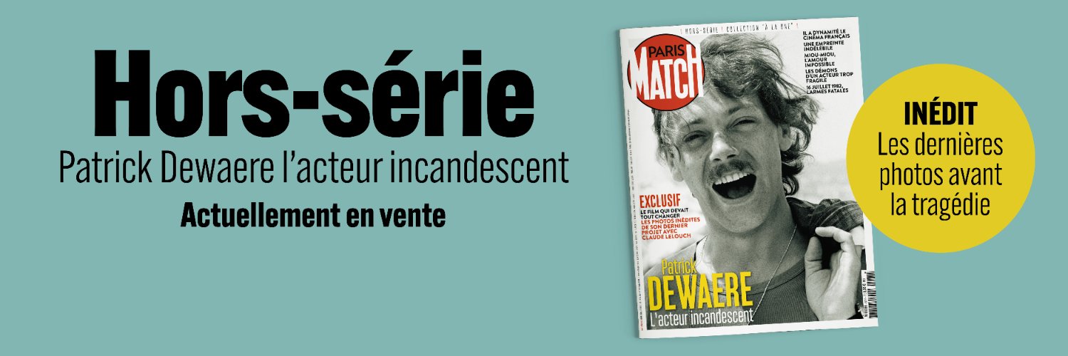 Paris Match's banner