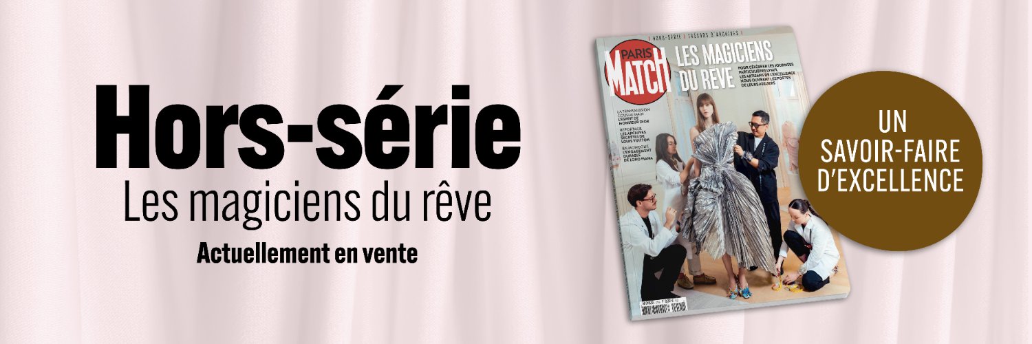Paris Match's banner