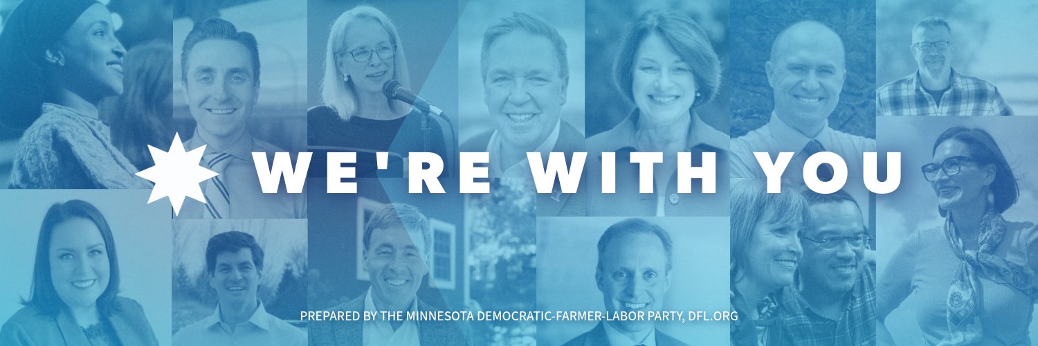 Minnesota DFL's banner