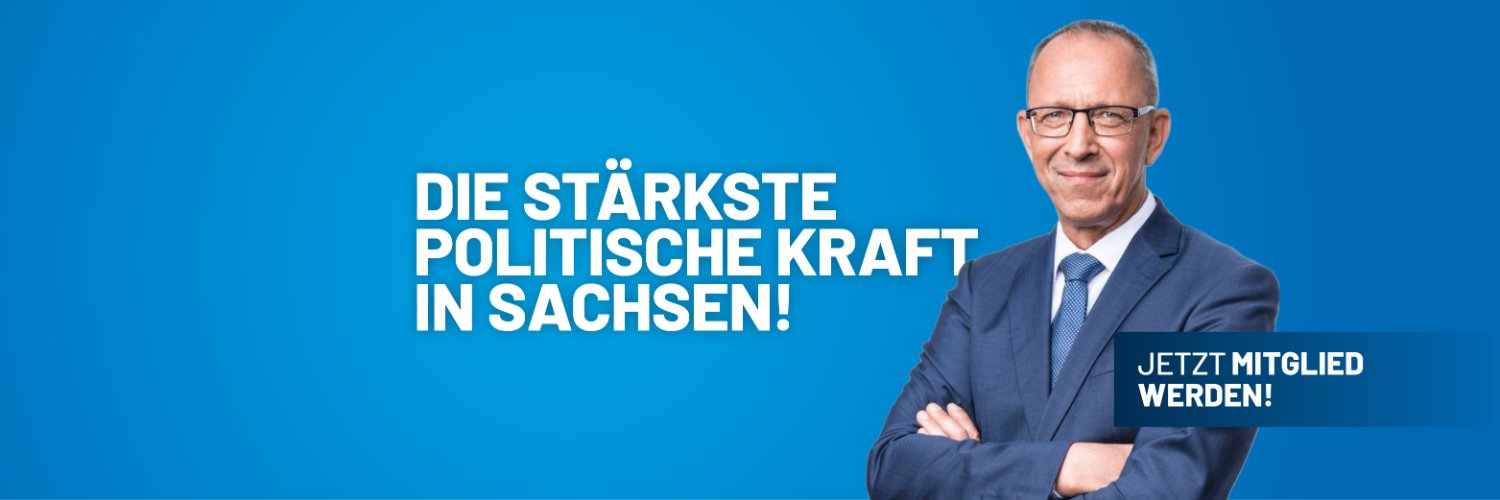 AfD Sachsen's banner