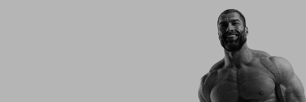 Giga Chad's banner