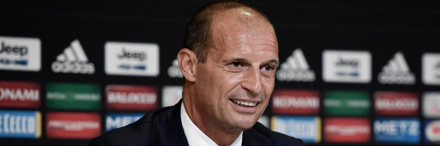 Massimiliano Allegri's banner
