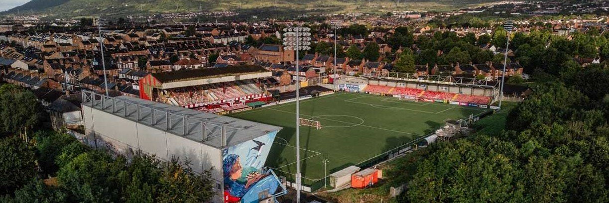 Cliftonville FC's banner