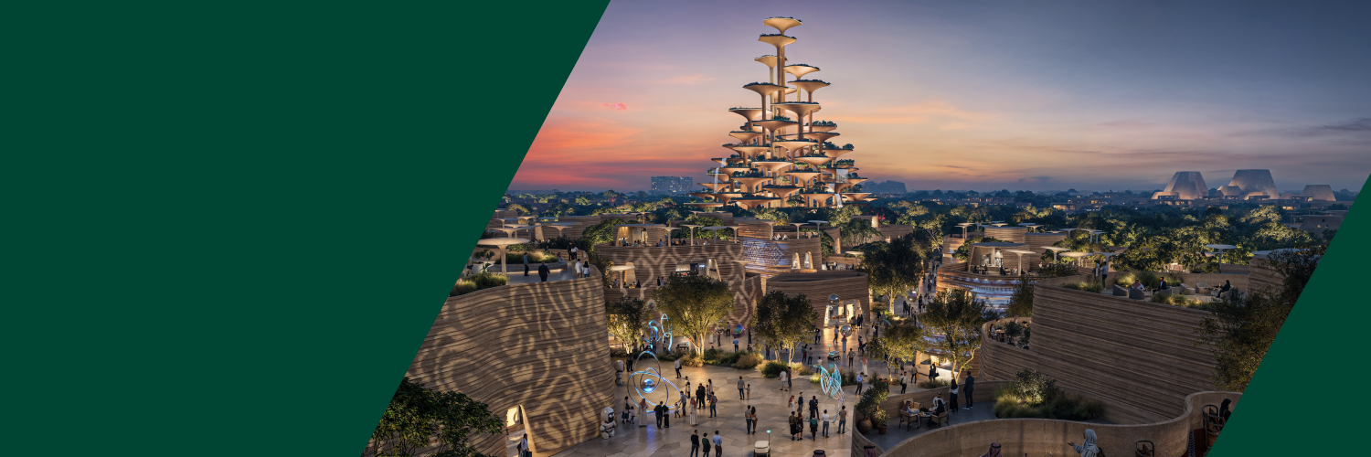 Expo 2030 Riyadh's banner