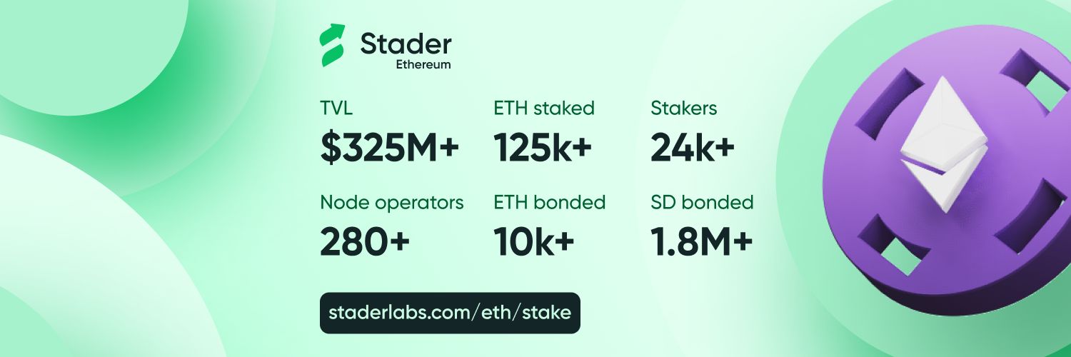Stader Ethereum's banner