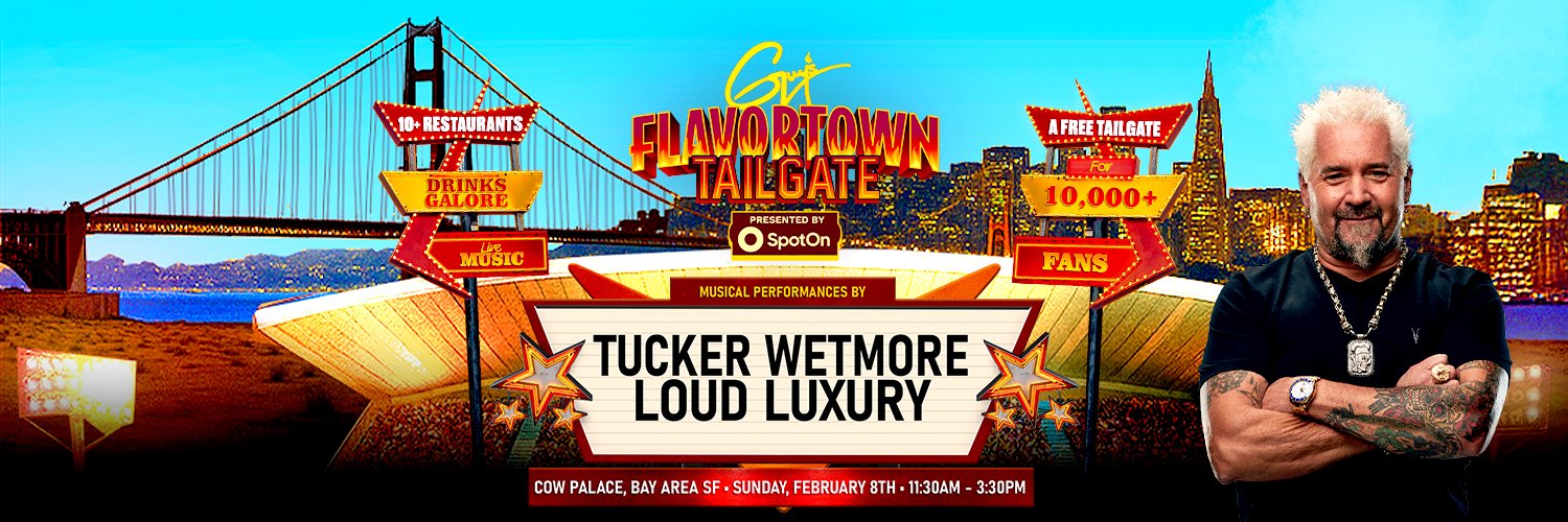 Guy's Flavortown Tailgate's banner