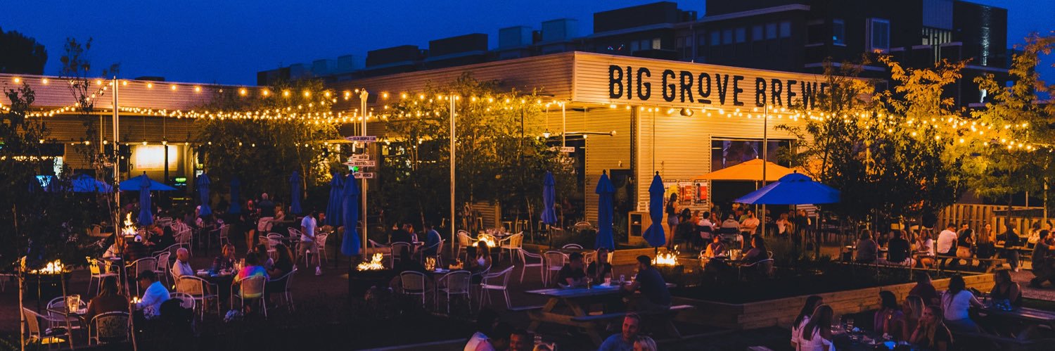 Big Grove Brewery's banner